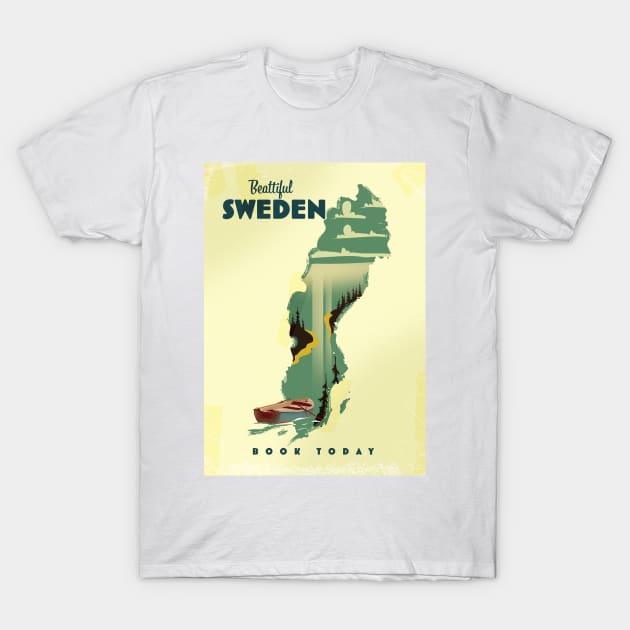 Beautiful Sweden Book today T-Shirt by nickemporium1